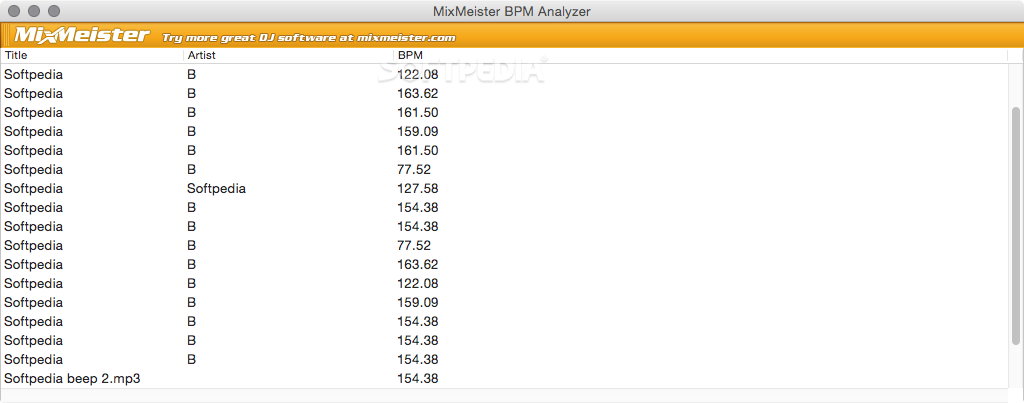 Bpm analyzer para mac download